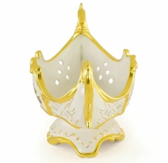 Ваза настольная, 41х23х25 см. FIORI GOLD, керамика