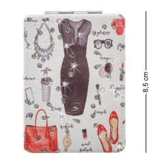 WW-101/4 Зеркало прямоугольное со стразами "Стильная штучка"