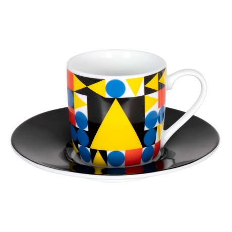 Кофейная пара эспрессо, 85 мл. "Баухаус треугольник" Koenitz