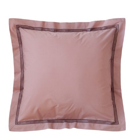 Комплект постельного белья "АКЦЕНТ", перкаль, р-р: 150х210+220x240+50х70см. карминово-розовый, Bovi