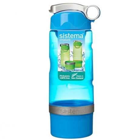 Спортивная питьевая бутылка Hydrate, 615 мл. Sistema, фиолетовый