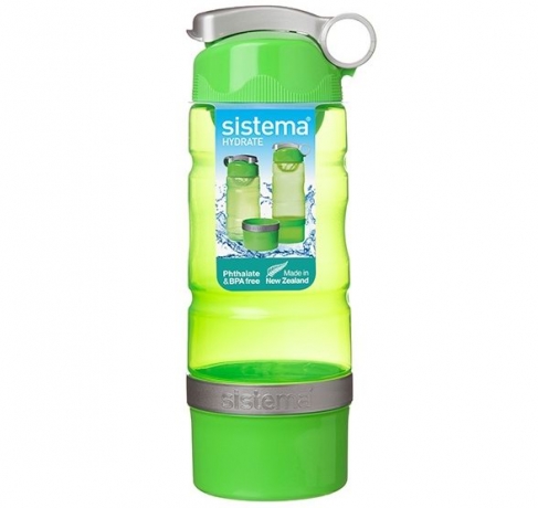 Спортивная питьевая бутылка Hydrate, 615 мл. Sistema, фиолетовый