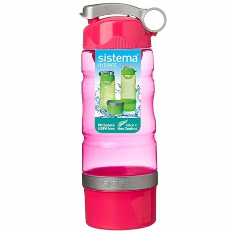 Спортивная питьевая бутылка Hydrate, 615 мл. Sistema, фиолетовый