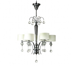 Люстра Audrey белая, чёрная