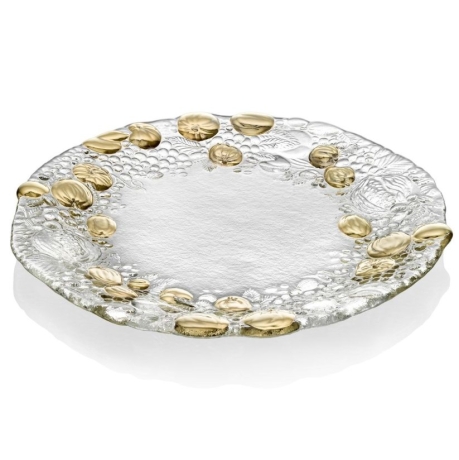 Тарелка A night in Palmira, 36 см. Gold IVV