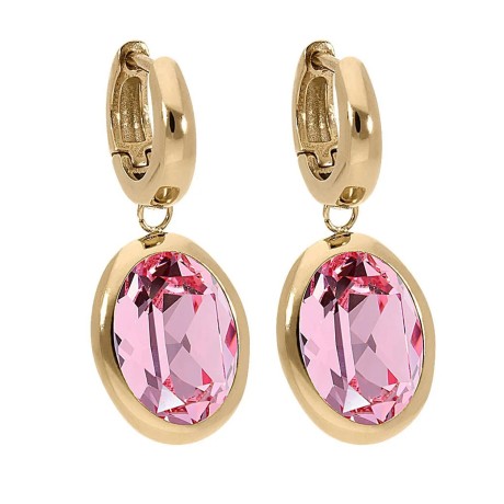 Серьги Creole TIVOLA small G light rose