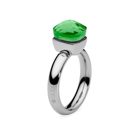 Кольцо Firenze peridot 18 мм 610844 G/S Qudo