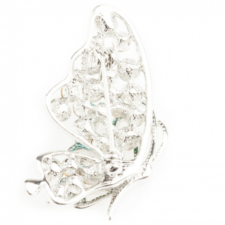 Брошь Бабочка FAN-06549.7 S/G Shadore