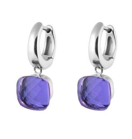 Серьги Firenze medium orchid 300336 V/S Qudo