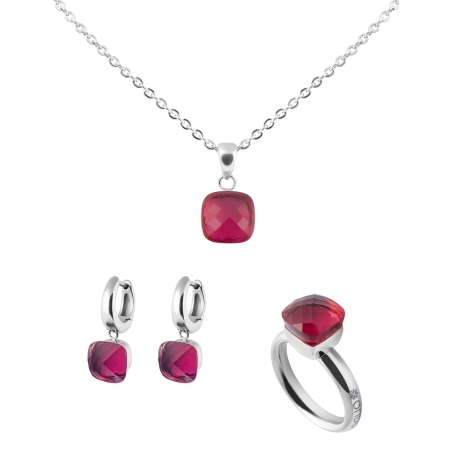 Колье Firenze light fuchsia 400303.1 R/S Qudo