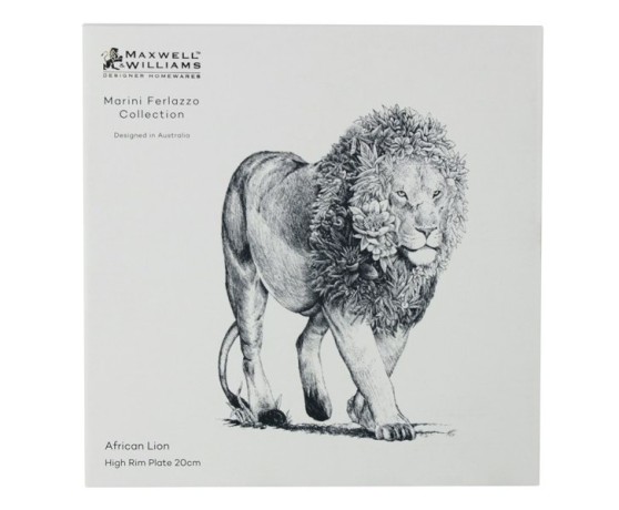 Тарелка Африканский лев, 20 см. Maxwell & Williams