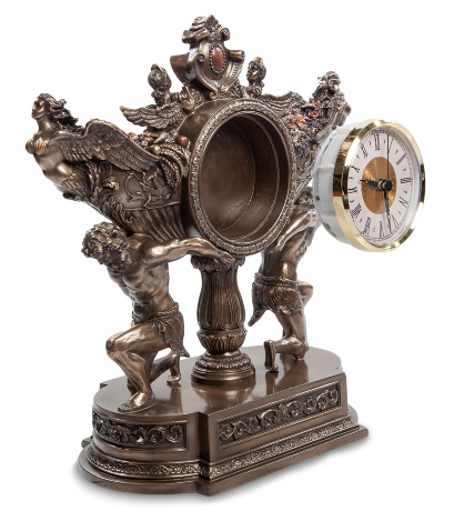 WS-618 Часы "Чаша урожая на плечах атлантов"