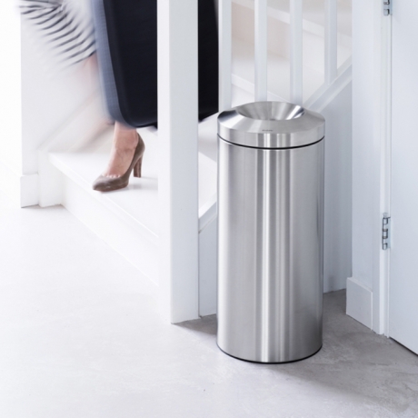 Урна для бумаг с защитой от возгорания (30 л), Стальной матовый Brabantia