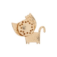 Брошь Весёлый кот XZ0867.22 BL/G Shadore