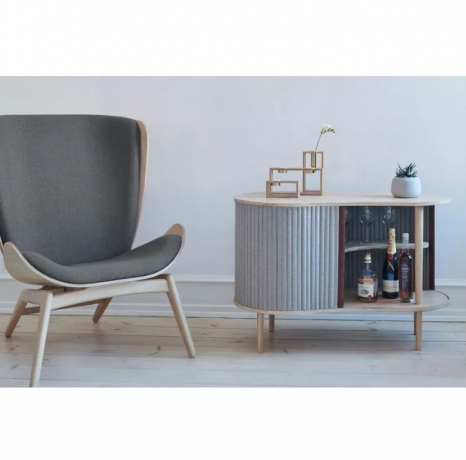 Тумба Audacious, дуб, серебристая Umage