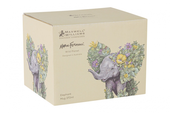 Кружка Живая планета, слоник, 0,37 л. Maxwell & Williams