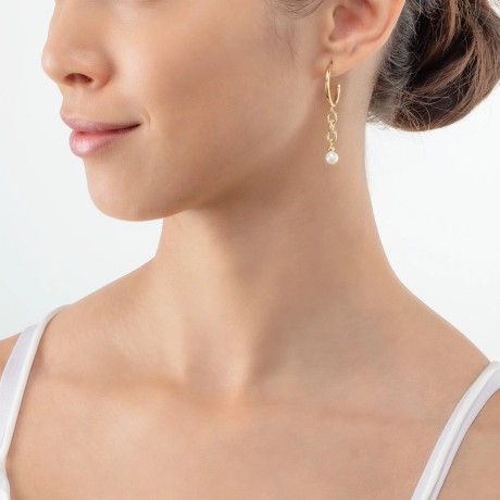 Пусеты White-Gold 1119/21-1416 Coeur de Lion