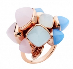 Кольцо Caleida Blue-Rose XAN164RC BL/R/RG