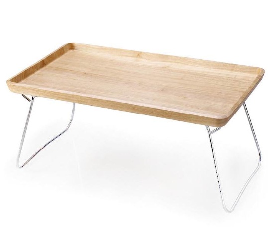 Поднос на складных ножках Continenta, 53х32х7 см. каучуковое дерево