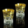 Стаканы, 270 мл. IMPERIA, набор 2 шт, хрусталь/декор золото 24К