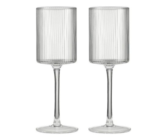 Набор бокалов для белого вина Modern Classic, прозрачный, 0,31 л, 2 шт. Pozzi Milano 1876