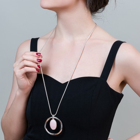 Колье ROSE QUARTZ LN5131 R/S Fiore Luna