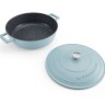 Неглубокая форма для запекания PASTEL BLUE, 4 л. MC Kitchen Craft