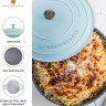 Неглубокая форма для запекания PASTEL BLUE, 4 л. MC Kitchen Craft