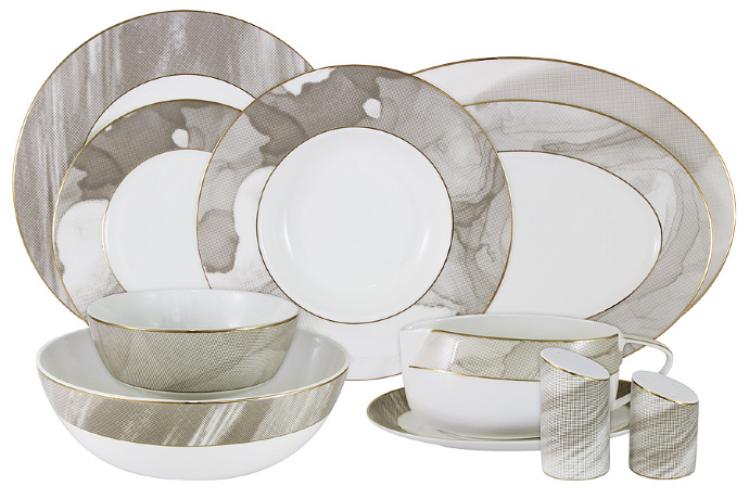 Обеденный сервиз на 6 персон Лунная соната, 27 предметов Naomi