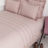 Комплект постельного белья "АКЦЕНТ", перкаль, 150х210+220x240+50х70см. пудрово- розовый