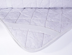 Наматрасник с шерстью овцы "Золотой мерино" 140х200, с резинками -фиксаторами по углам, Natures
