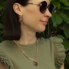 Серьги TIGER EYE