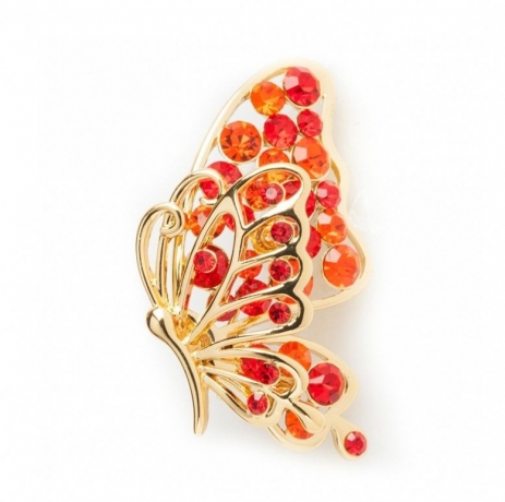 Брошь Бабочка FAN-06549.9 G/R Shadore