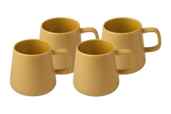 Набор из 4-х кружек Blend Sala, горчичный, 0,375 л. Maxwell &amp; Williams