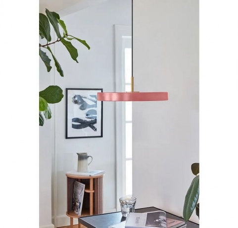 Светильник подвесной Asteria mini, Ø31x10,5 см, розовый Umage