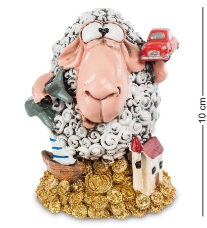 RV-257 Фигурка-копилка Овца "Исполнение желаний" (W.Stratford)