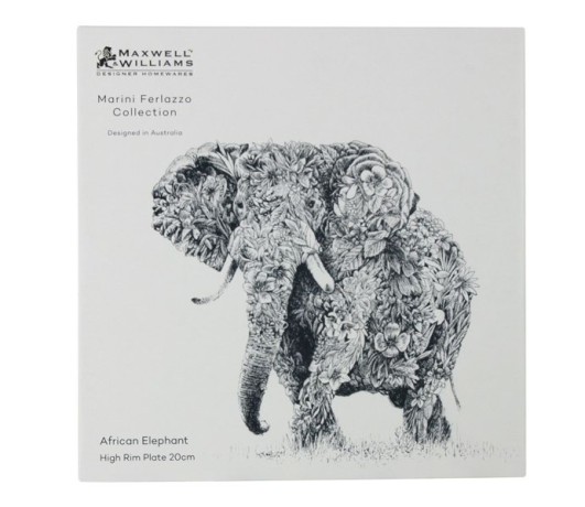 Тарелка Африканский слон, 20 см. Maxwell & Williams