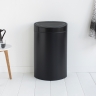 Мусорный бак Touch Bin New (40 л), Черный матовый Brabantia