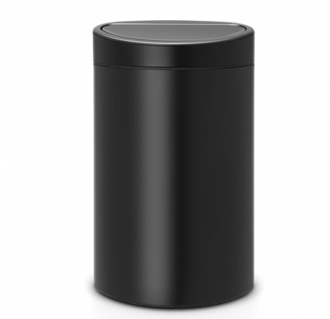 Мусорный бак Touch Bin New (40 л), Черный матовый Brabantia