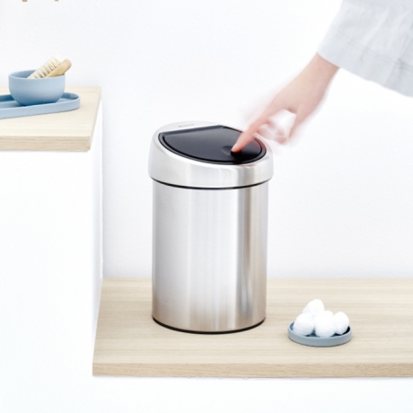 Мусорный бак Brabantia Touch Bin (3л), Стальной матовый (FPP) Brabantia