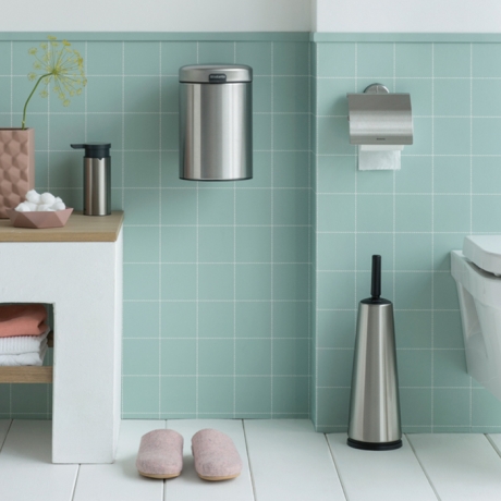 Мусорный бак newIcon настенный (3л), Стальной матовый Brabantia