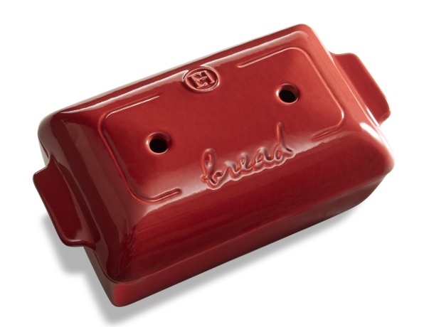 Прямоугольная форма для выпечки хлеба 24x15x12,5 cм от Emile Henry, гранат