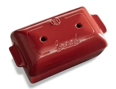 Прямоугольная форма для выпечки хлеба 24x15x12,5 cм от Emile Henry, гранат