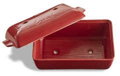 Прямоугольная форма для выпечки хлеба 24x15x12,5 cм от Emile Henry, гранат