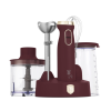 Блендер электрический, 6 в 1, Leonardo, матовый бордо Berlinger Haus