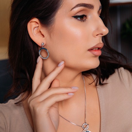 Серьги BBL+CRY Fiore Luna