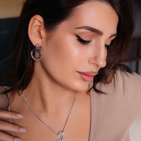 Серьги BBL+CRY Fiore Luna