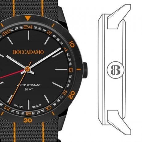 Часы Navy Black Boccadamo NV026 BW