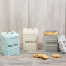 Ёмкость для хранения печенья, 19x14.5х14.5 см. Living Nostalgia blue Kitchen Craft