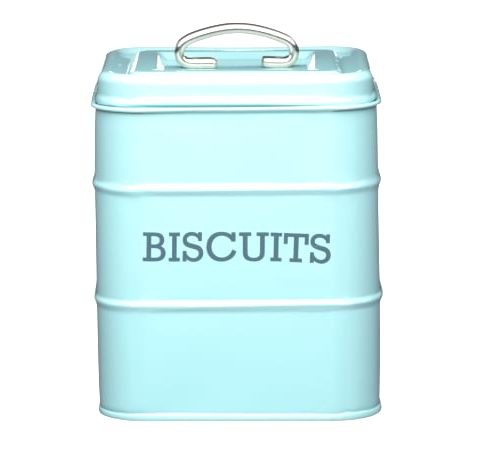 Ёмкость для хранения печенья, 19x14.5х14.5 см. Living Nostalgia blue Kitchen Craft